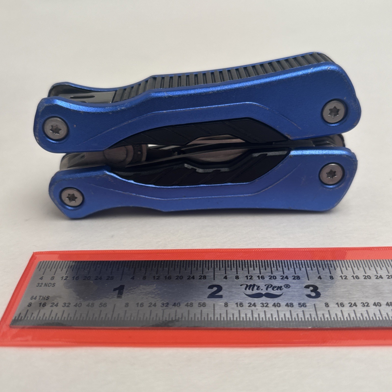 PT Multitool Pliers Spring-Loaded Pocket- Sized Blue Camp Hunt Fish Survival