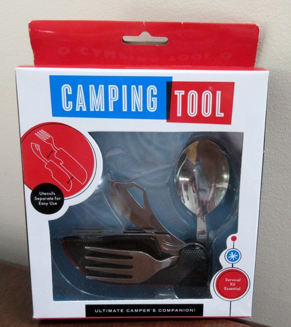 new Ultimate Camping Companion Utensil Tool Survival Kit w/ Knife, Fork & Spoon