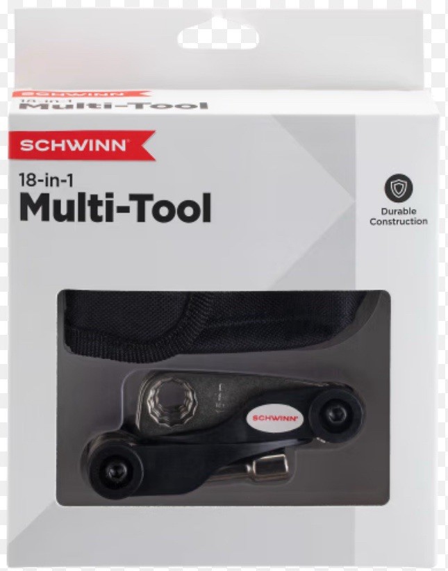 Schwinn Bike 18 in 1 Multi-Tool Bicycle Repair Tire Lever Allen Keys Wrenches