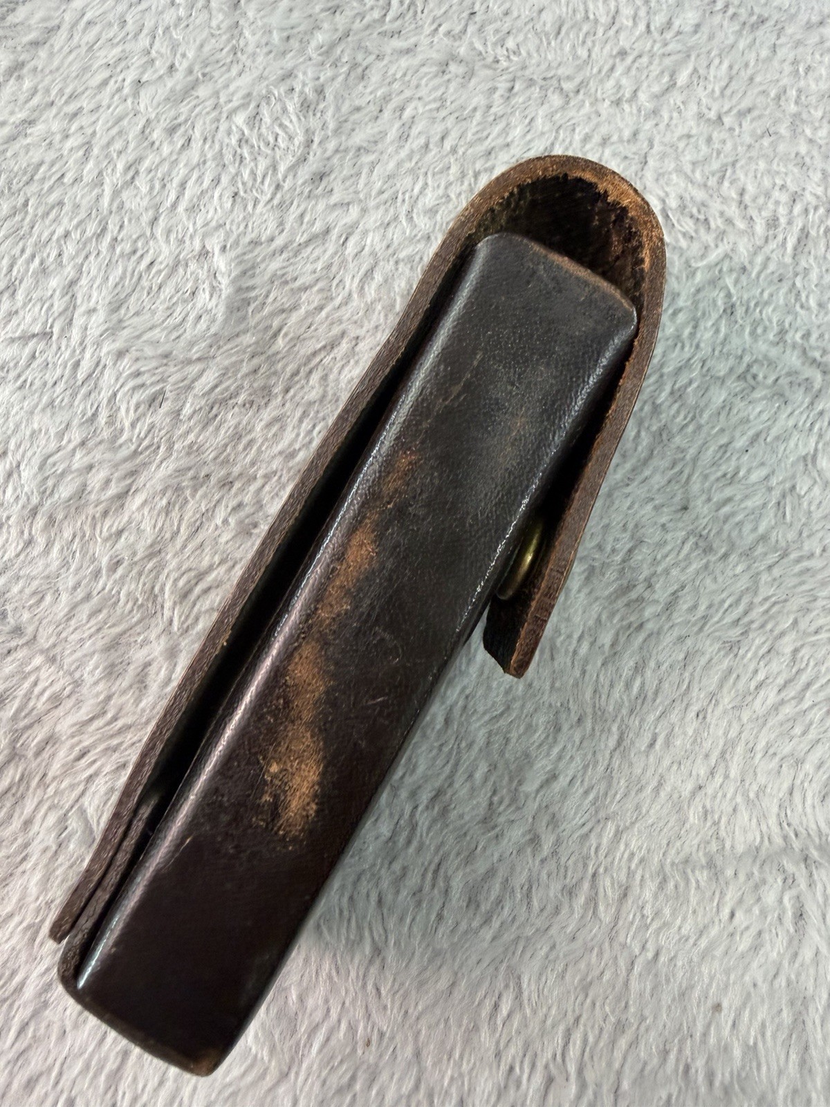 Vtg 1995 Leatherman Super Multi Tool 2 Blade Original Leather Case B501