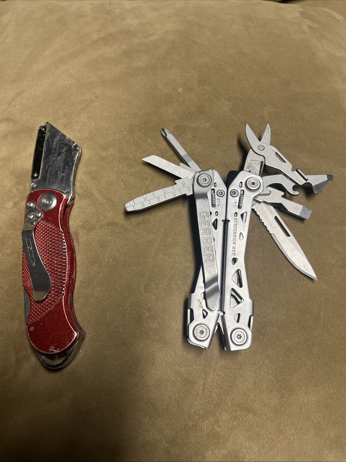 Gerber Suspension NXT Multi-Tool And Husky Box Cutter