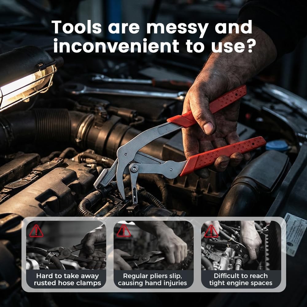 Car Clip Pliers & Trim Removal Tool Spring-Loaded Fastener Rivet Remover UK