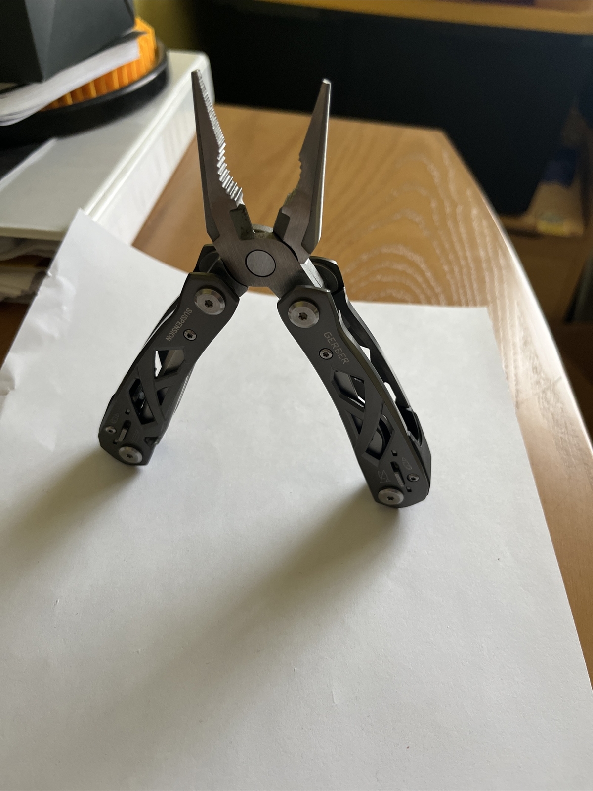Gerber Suspension Gray Stainless Steel 12 Tool Multi-Tool NO Sheath Used B48
