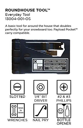 ROUNDHOUSE TOOL™ Tough Compact MultiTool for Everyday Carry Household Use + S…
