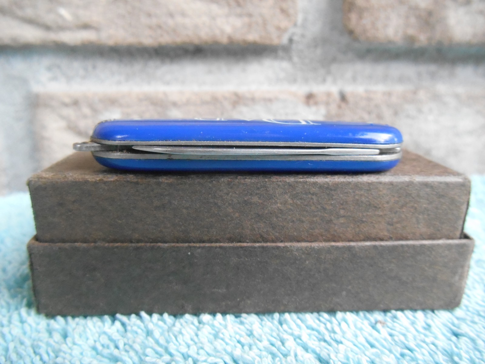 MULTI TOOL POCKET Knife 5 Function BLUE Stainless China DAD, YOURE NUMBER ONE!