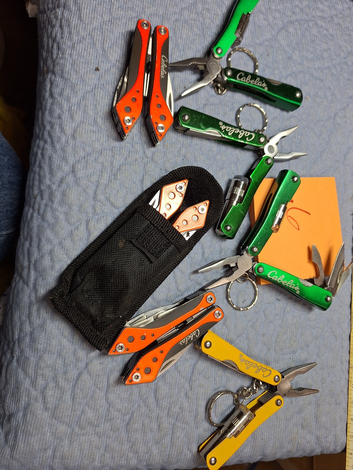 7 Cabela’s Multi tool Pliers AIRPORT CONFISCATION GIFTS LOC .6