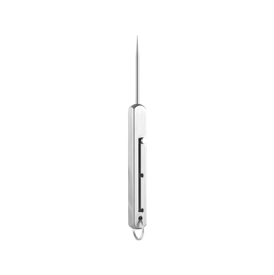 1PC Portable Titanium Toothpick with Holder: Reusable Metal Travel Tool – NEW