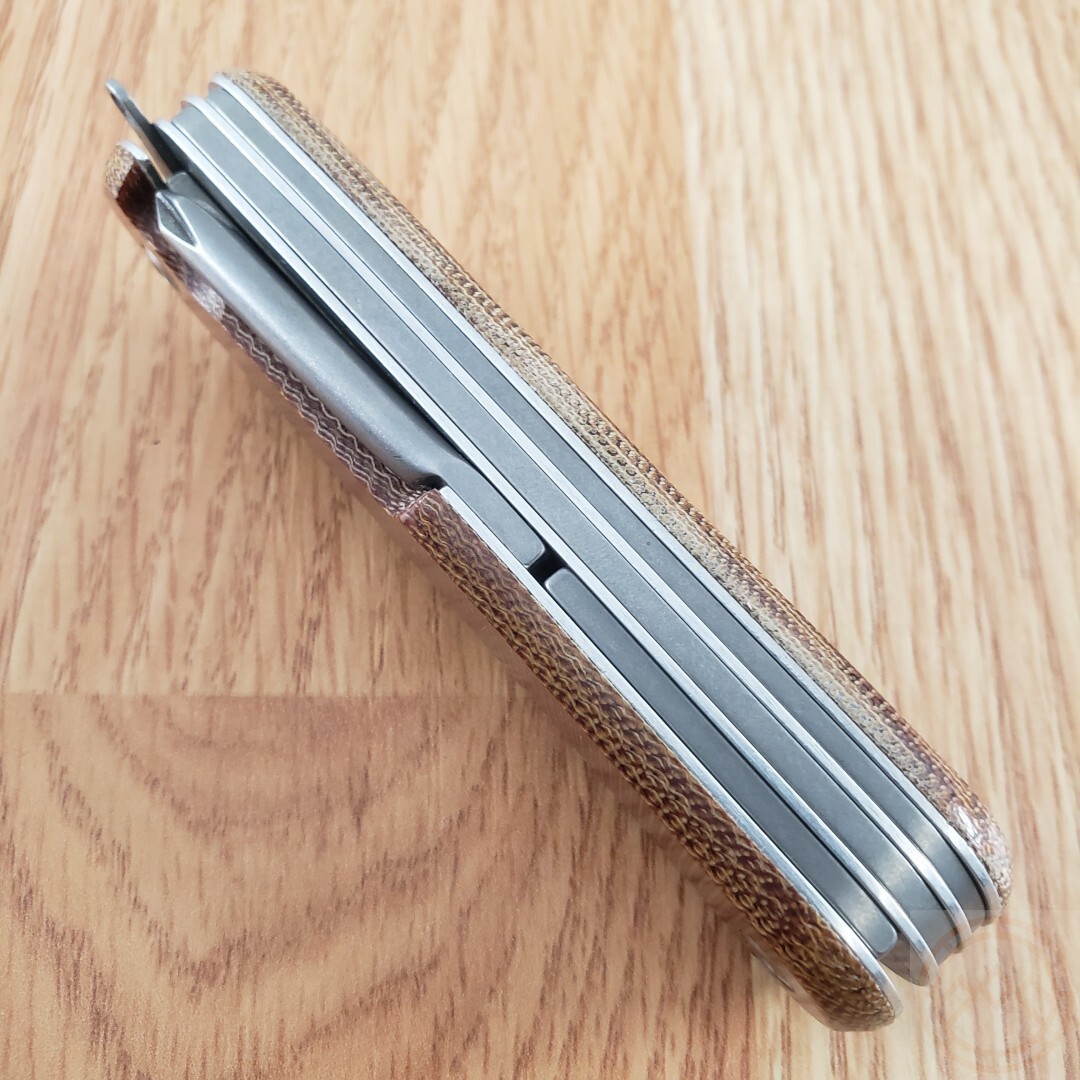 MKM-Maniago Knife Makers Malga 5 Multipurpose MagnaCut Steel Blades Nat Micarta
