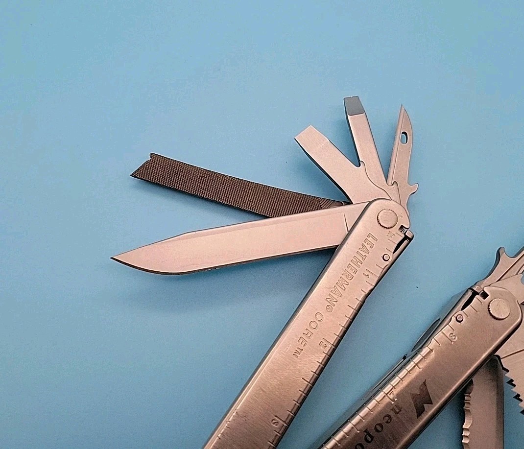Leatherman Core Multi-Tool -Dated 1105 – Silver – RETIRED – Logo: Neopost