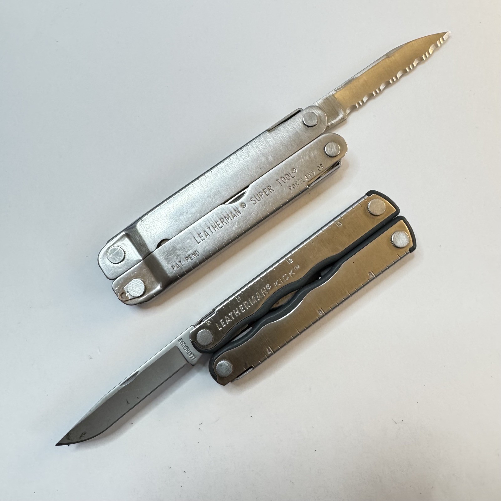 Leatherman Super Tool +Kick Plier Multi Tool Pocket Knife EDC Camping Gear #848