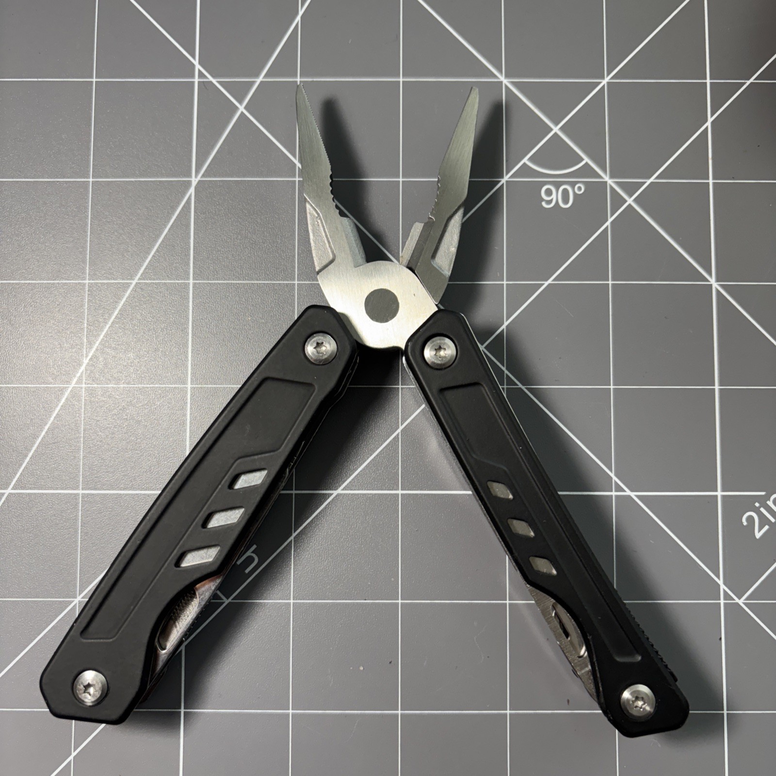 Ozark Trail 17-In-1 Multi Tool Pliers,Wire Cutter,Saw, Knife W/Sheath in Black