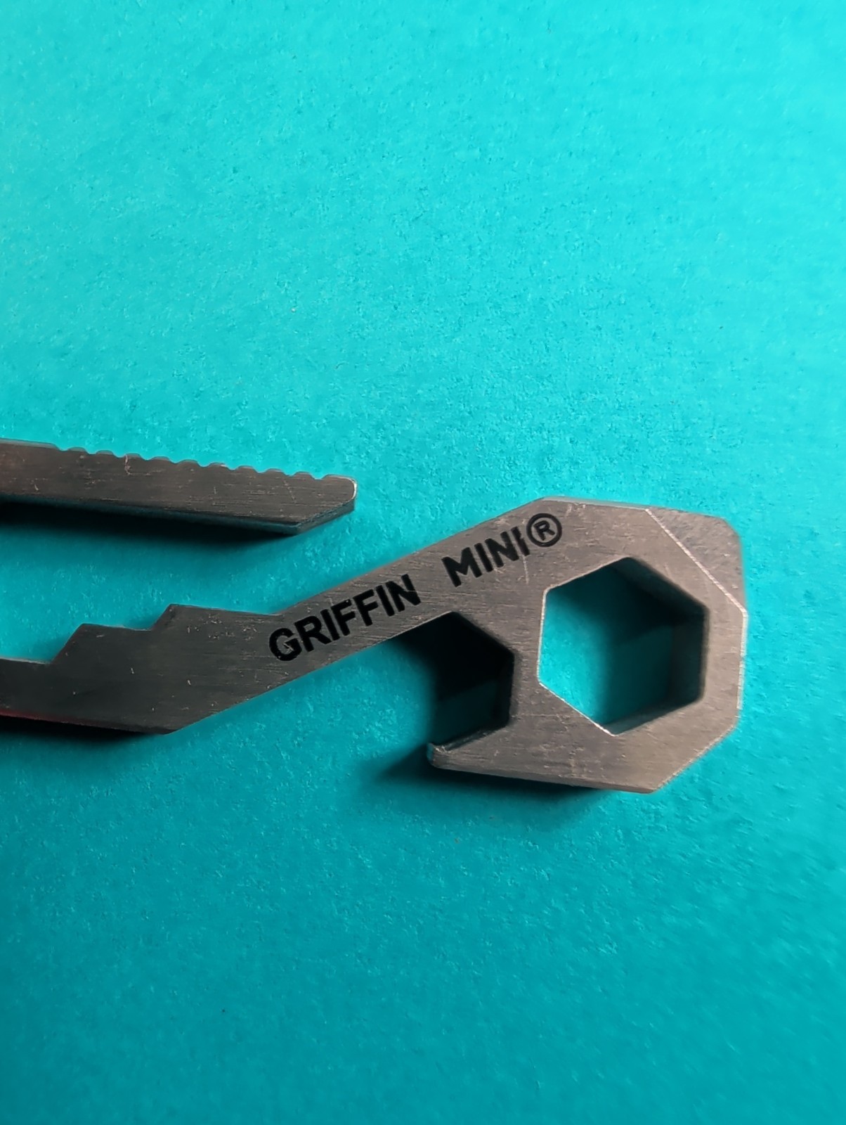 Griffin Pocket Tool Mini Travel Ready TSA Safe Keychain 10 in 1 Stainless Steel