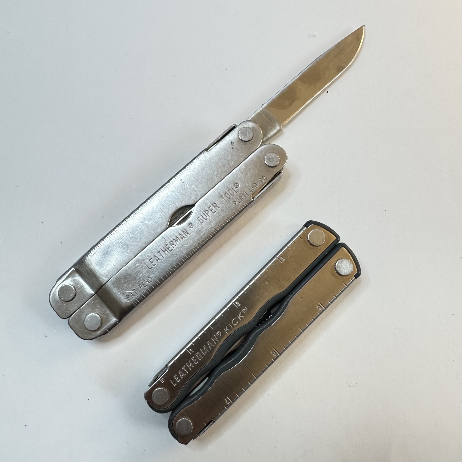 Leatherman Super Tool +Kick Plier Multi Tool Pocket Knife EDC Camping Gear #848