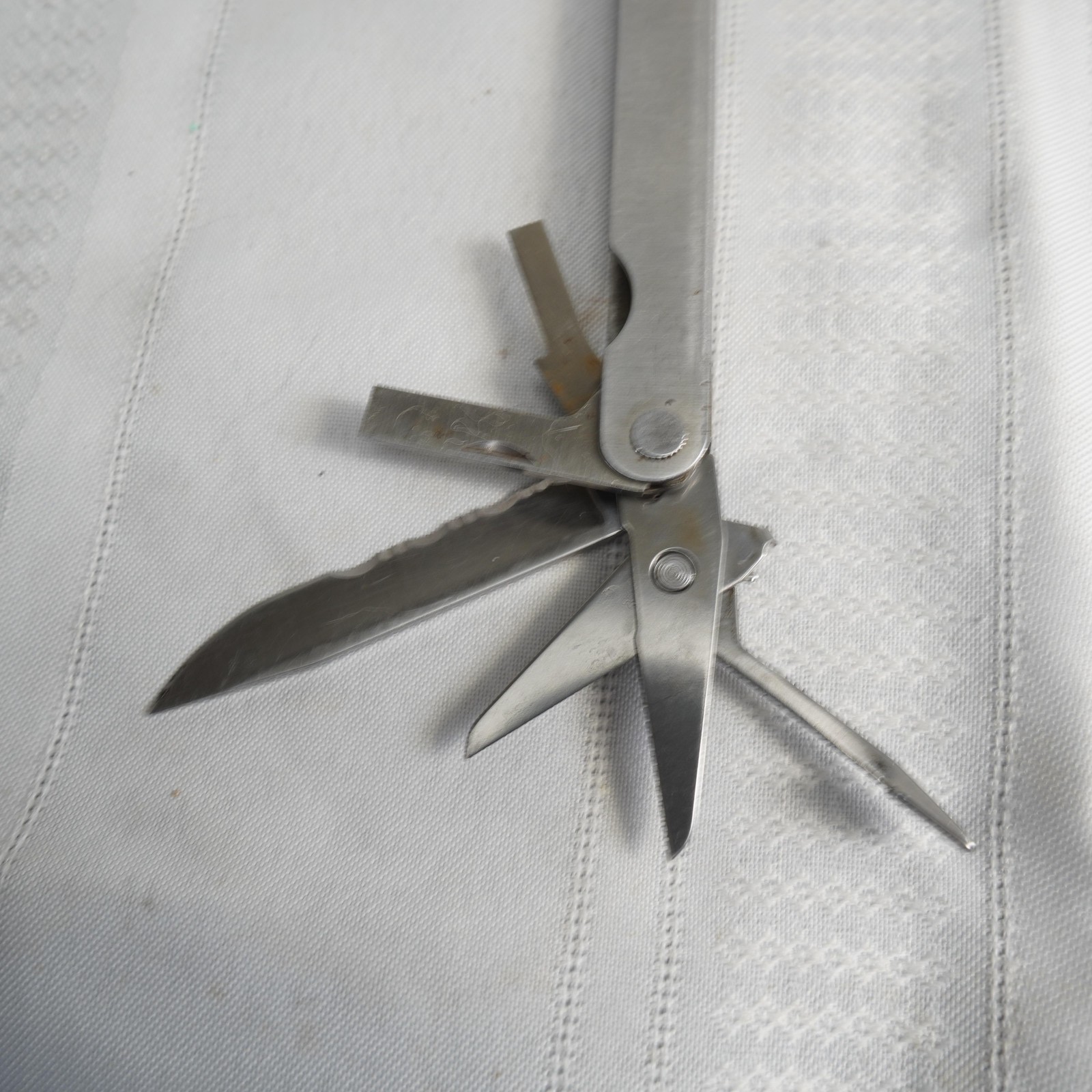 Vintage Leatherman PST II Multi-Tool Stainless Pliers Knife USA Belt Sheath EDC