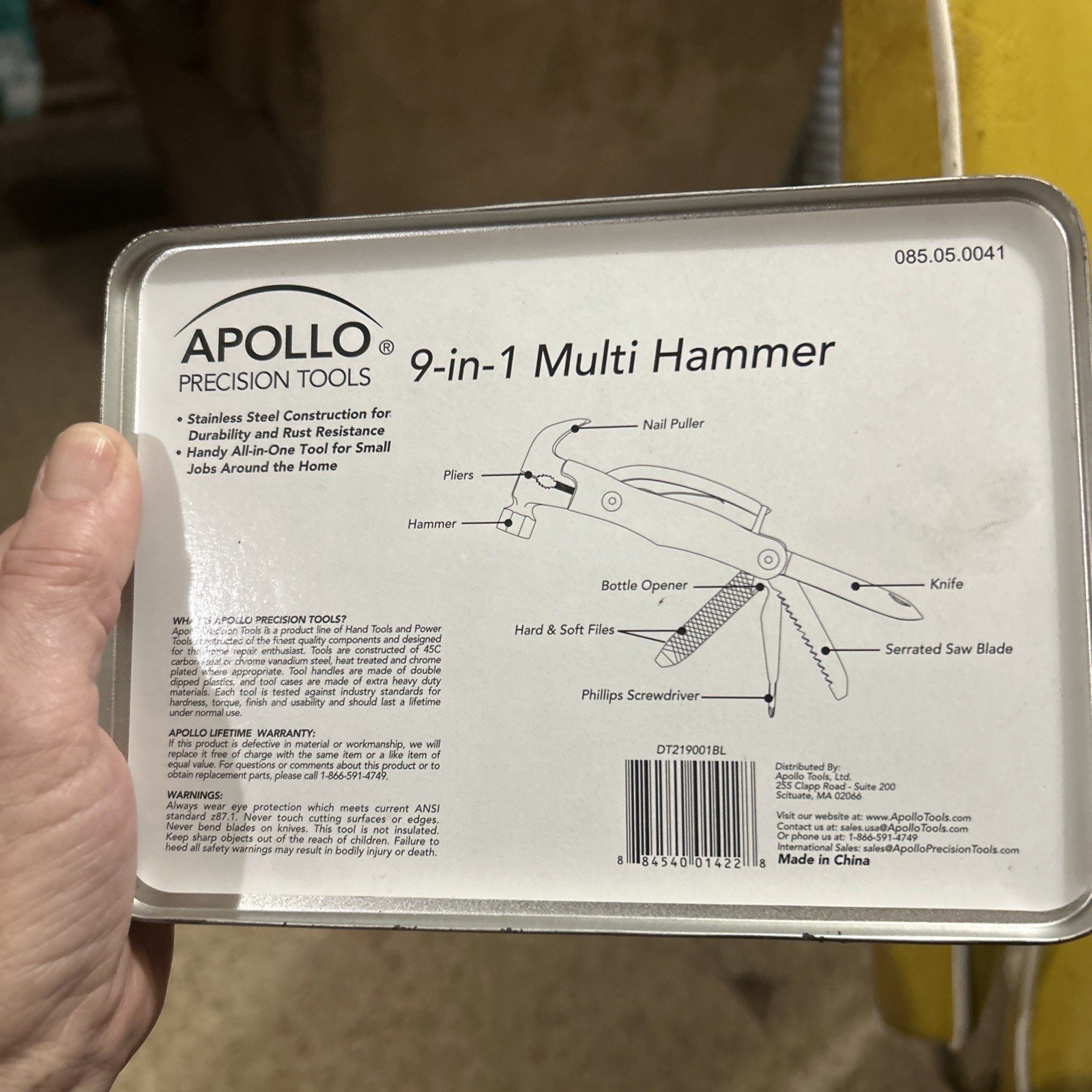 Apollo 9 In 1 Multi Hammer