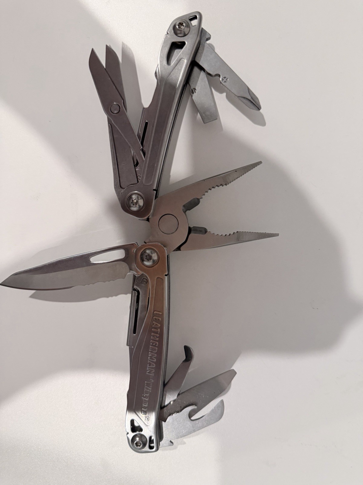 The Leatherman Wingman Multi-Tool 14 tool in 1