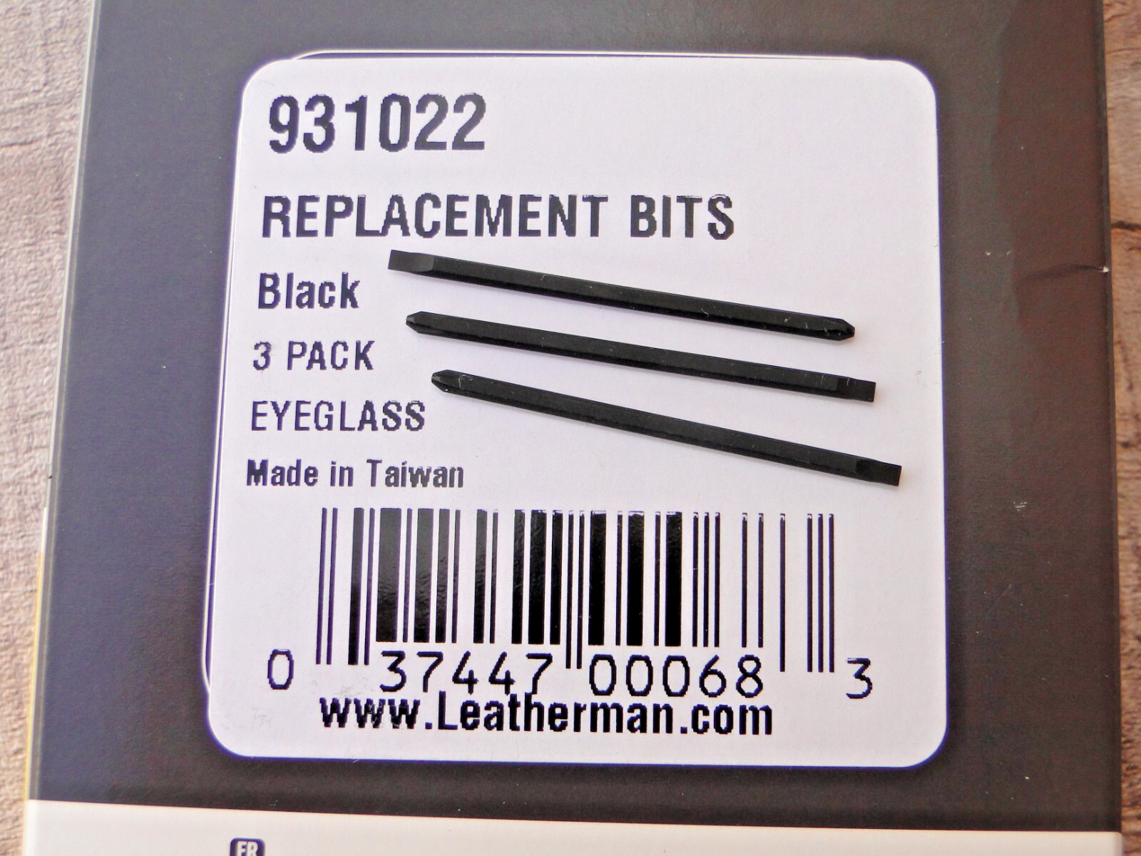 Leatherman® Eyeglass Replacement Bits 3 Pack, Wave+, Charge+, Charge+ TTi 931022