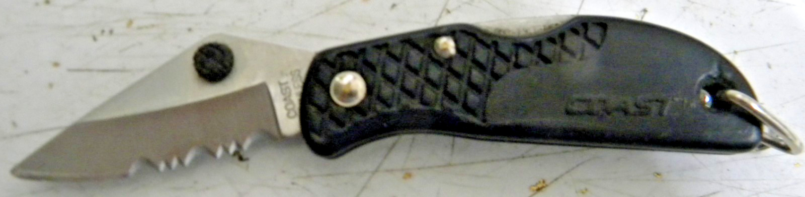 COAST Mini Multi Tool Silver and Black with built in LED and a Pocket knife