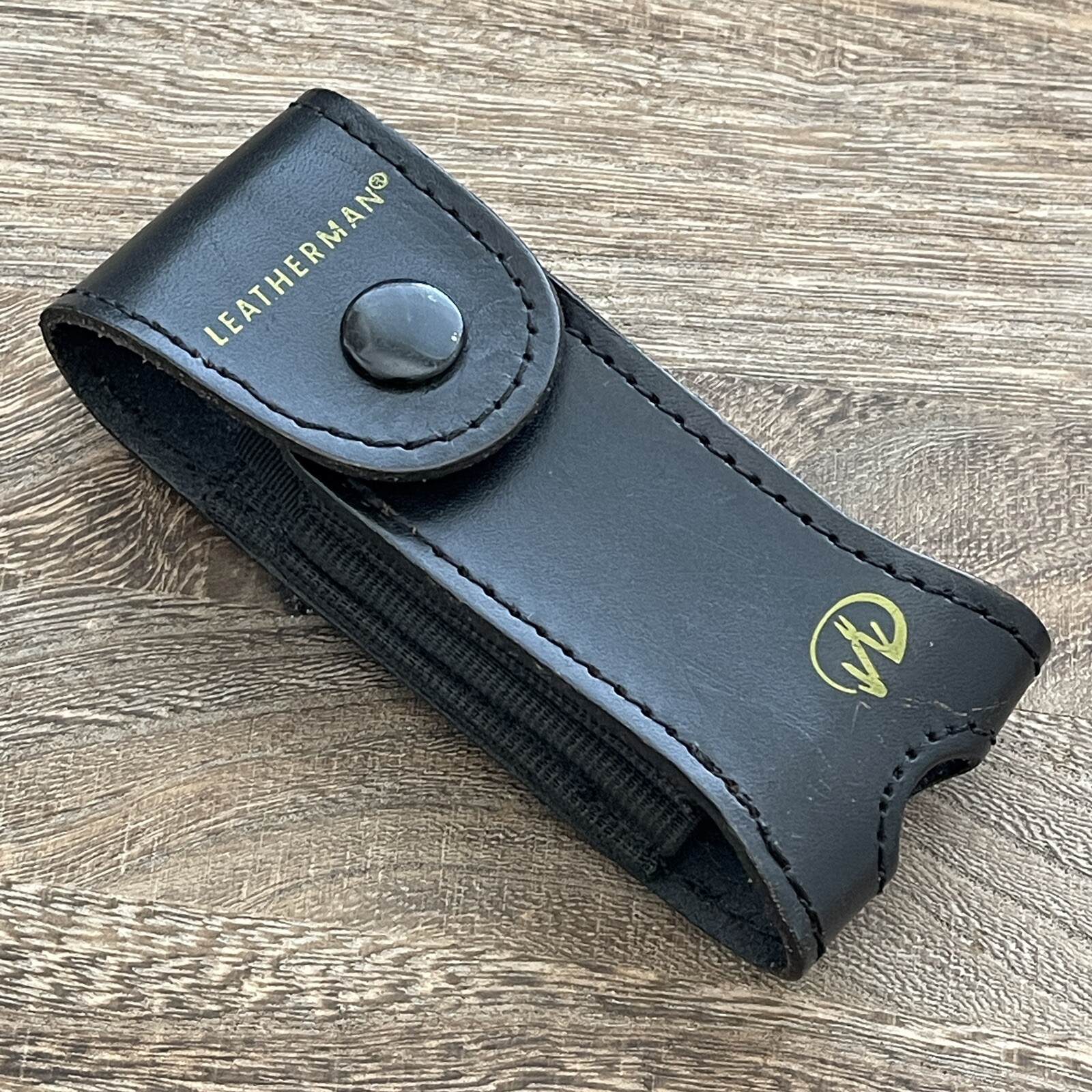 SHEATH ONLY Leatherman Charge Plus Charge TTi Leatherman Wave; leather w/pockets