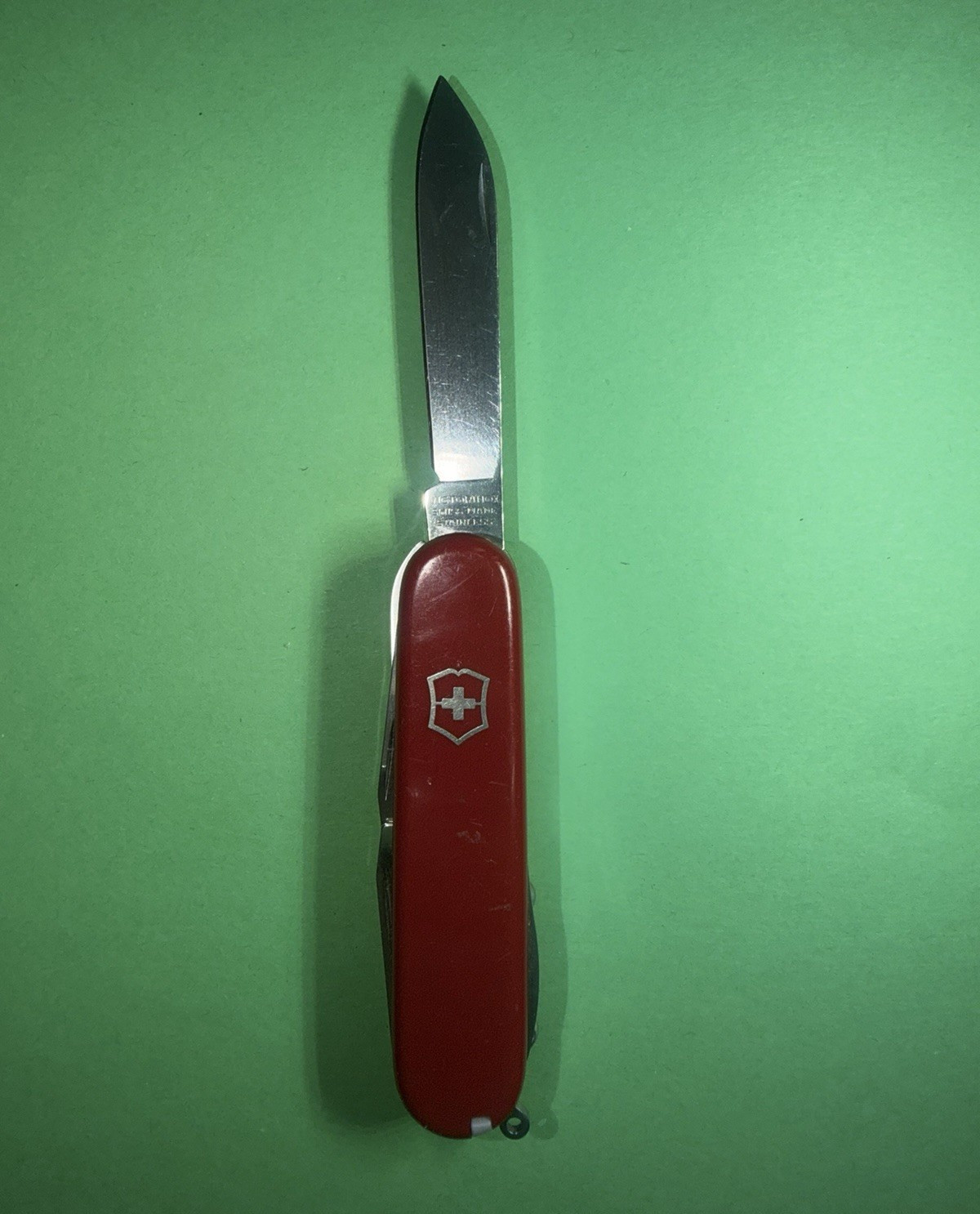 Victorinox Swiss Army Knife Red 91mm Multi-Tool 13 Tools Officer Suisse Camper