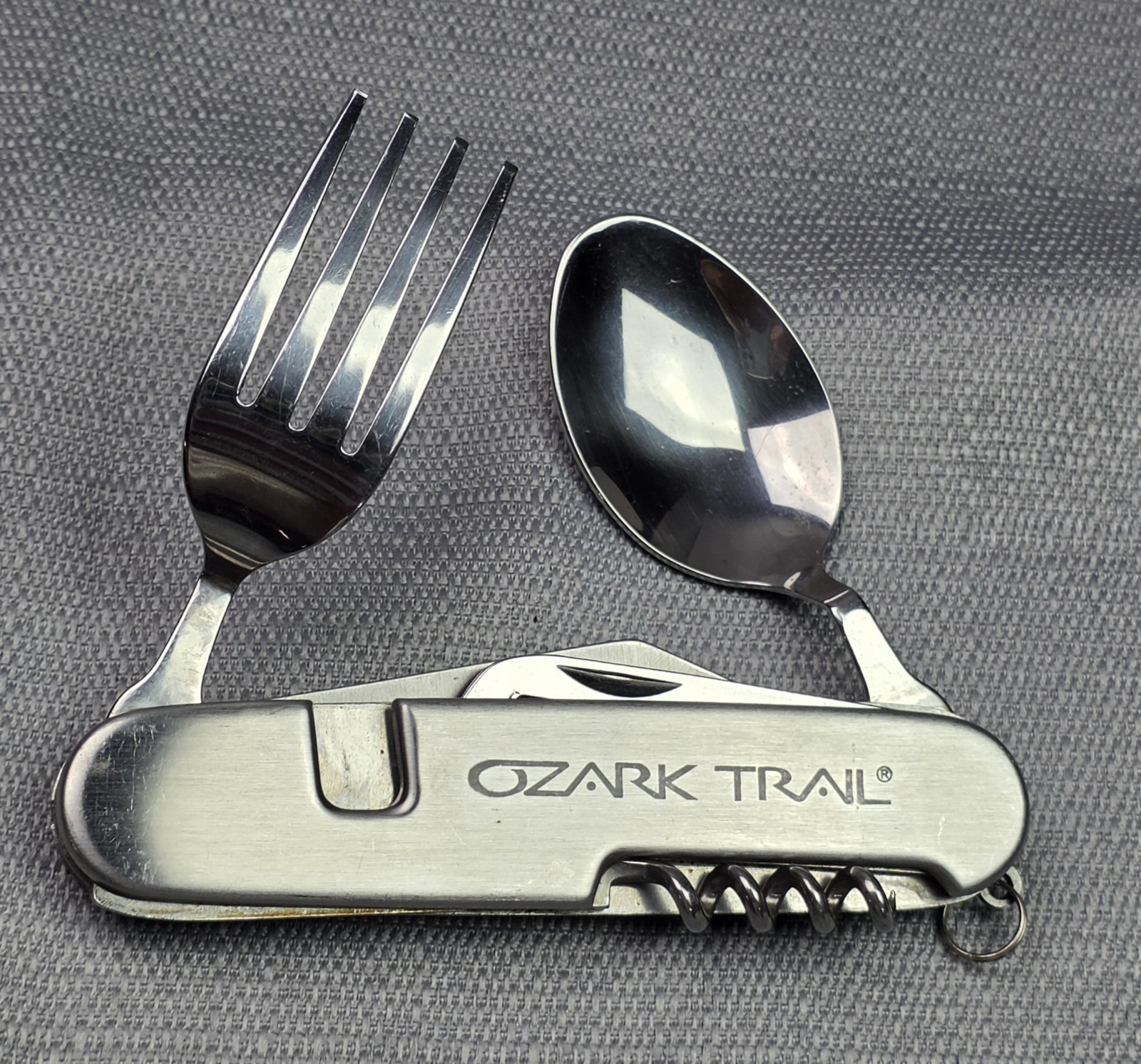Ozark Trail Multitool Swiss Knife Camping Hiking 6 Folding Tools Stainless Steel
