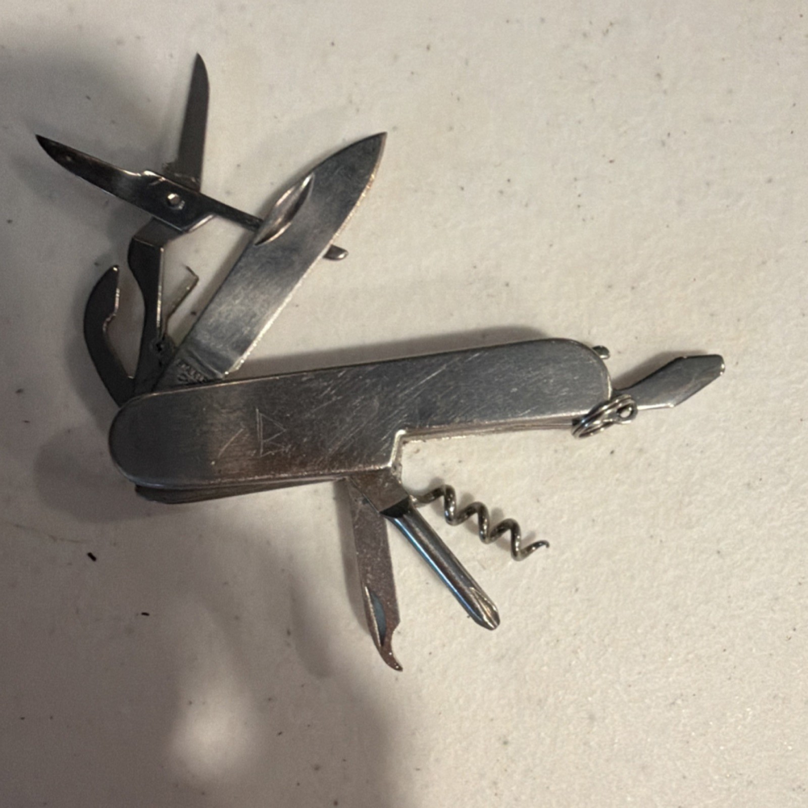 Sunbelt Import 77005 Stainless 7-in-1 Multi-Tool Knife w/ Corkscrew
