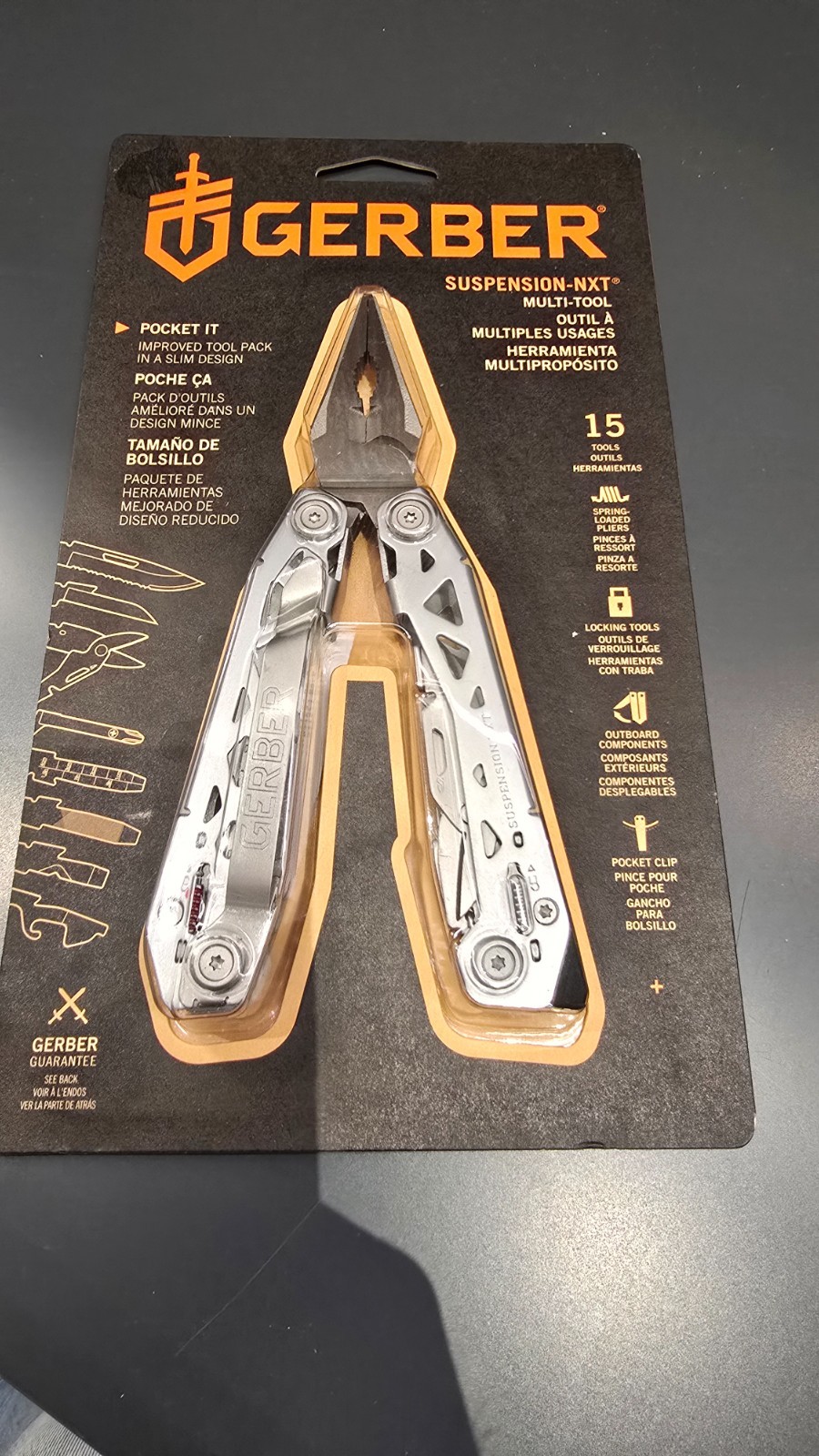 New Gerber Suspension-NXT Multitool – Silver (31-003345) Knife