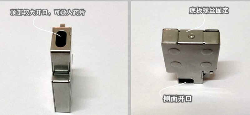 New EDC Stainless Steel Insert Portable Candy Chewing Medicine Box Storage Tool