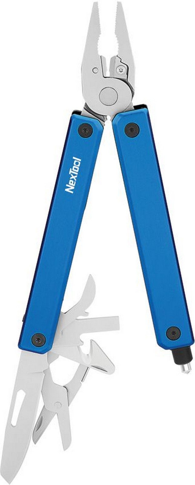 NexTool Gemini Multi Tool Blue Aluminum Handle W/ Nylon Storage Case – NE20406