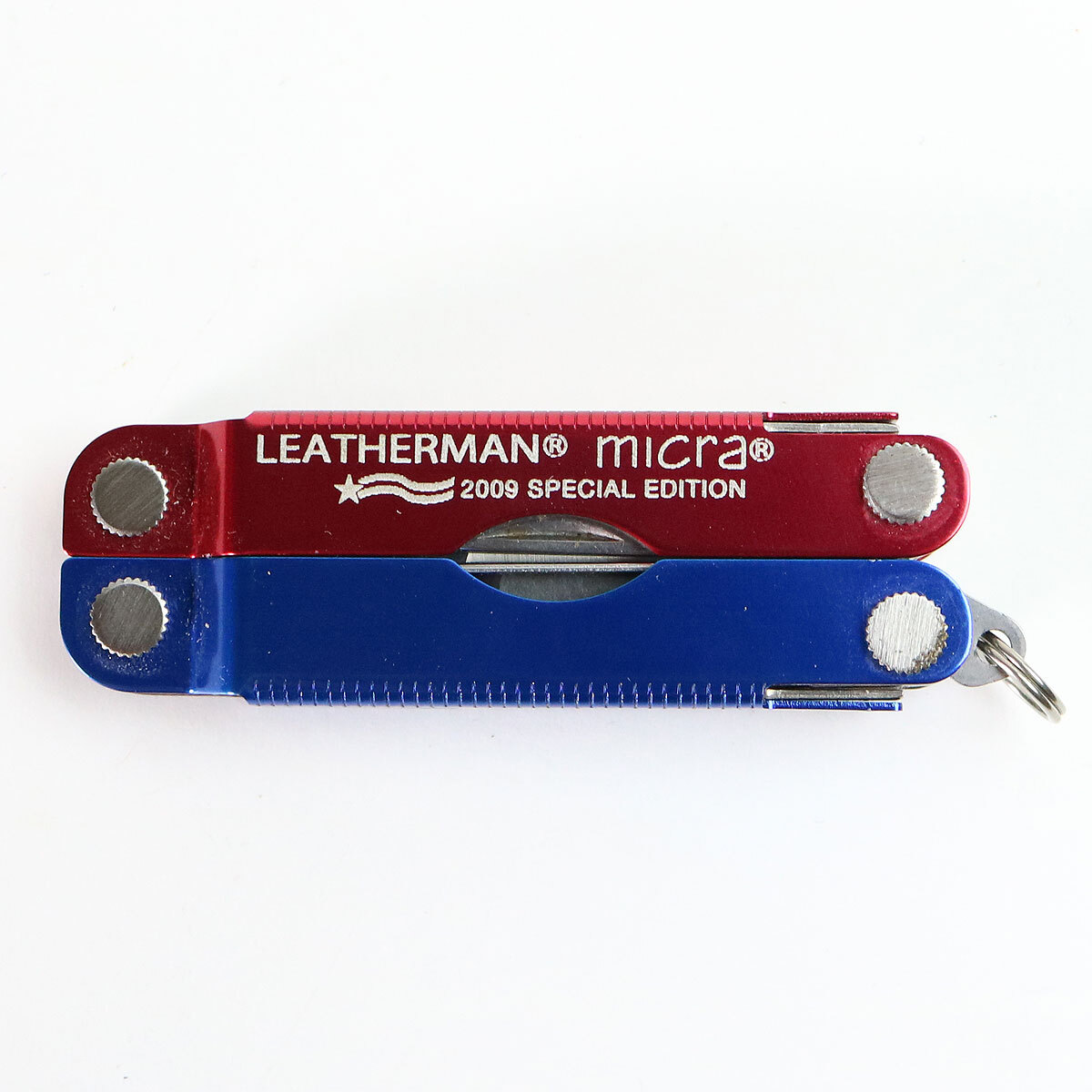 Leatherman Micra 2009 Limited Edition Red White & Blue Multi Tool Scissors & Box