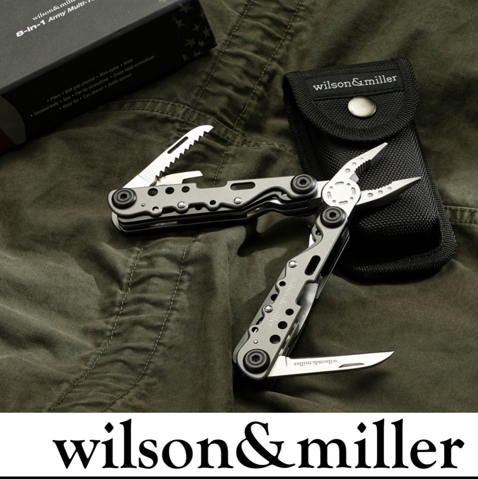 Wilson and Miller 8-In-1 Army Multi-Tool – NEW in Box