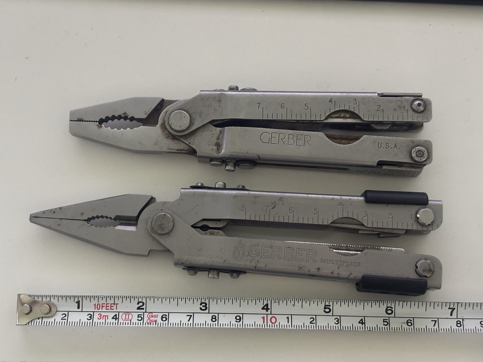 Lot of 2 Vintage Gerber Multiplier Original USA 5142721/5142844 Multi Tool