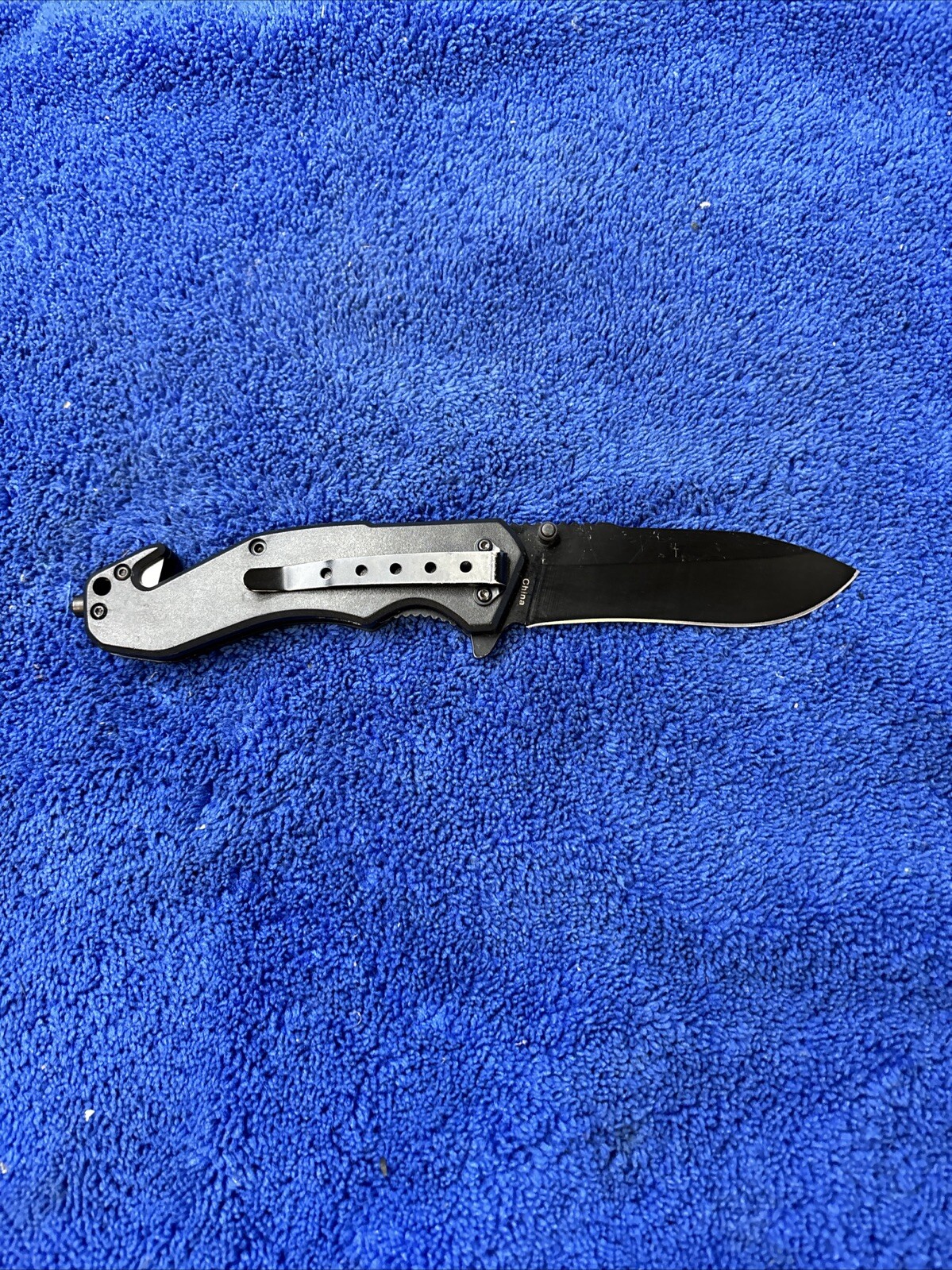 8.5″ Spring Assisted Pocket Knife Tactical Folding Knives Skull Black Tactic