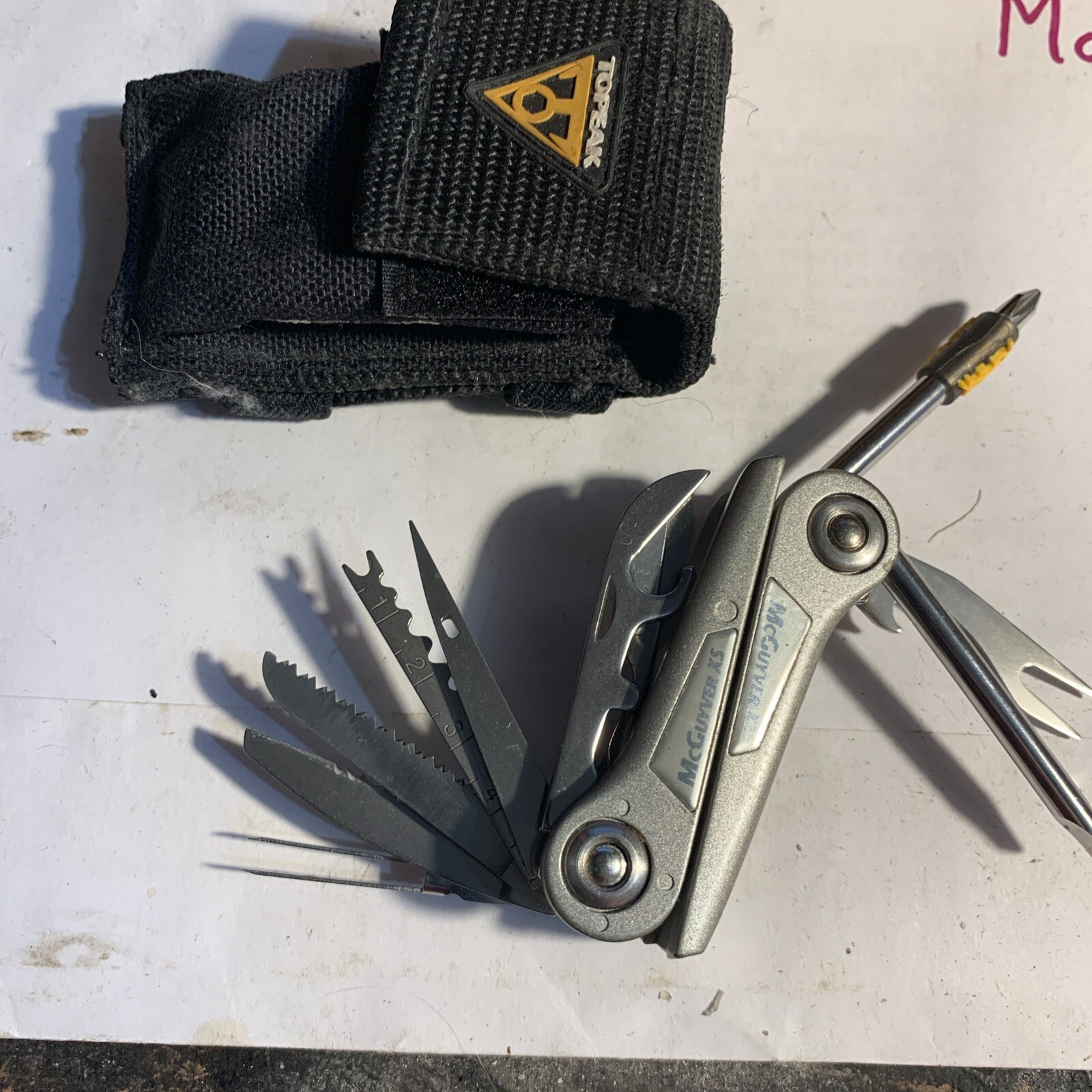 TOPEAK McGUYVER XS Multi-Tool Micro Mini Cycling Hiking MTB Camping Eddie Bauer