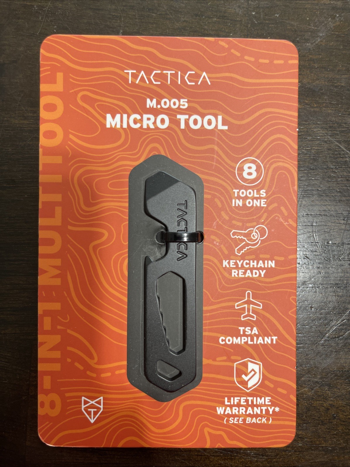 Tactica EDC M.005 Stainless Steel Micro Tool NEW Keychain Bottle Opener Wrench