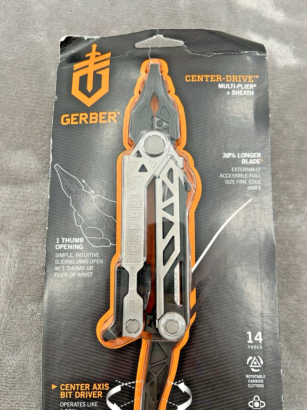 Gerber 31-003073N Center-Drive Multi-Tools New Center-Drive USA With Sheath