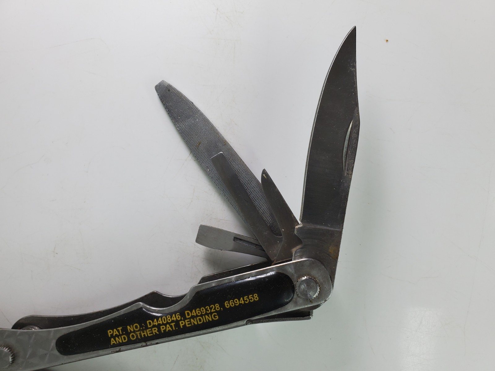 Sheffield Mfg Stainless Steel No. 12000 Folding Multi-tool W Belt Loop Case