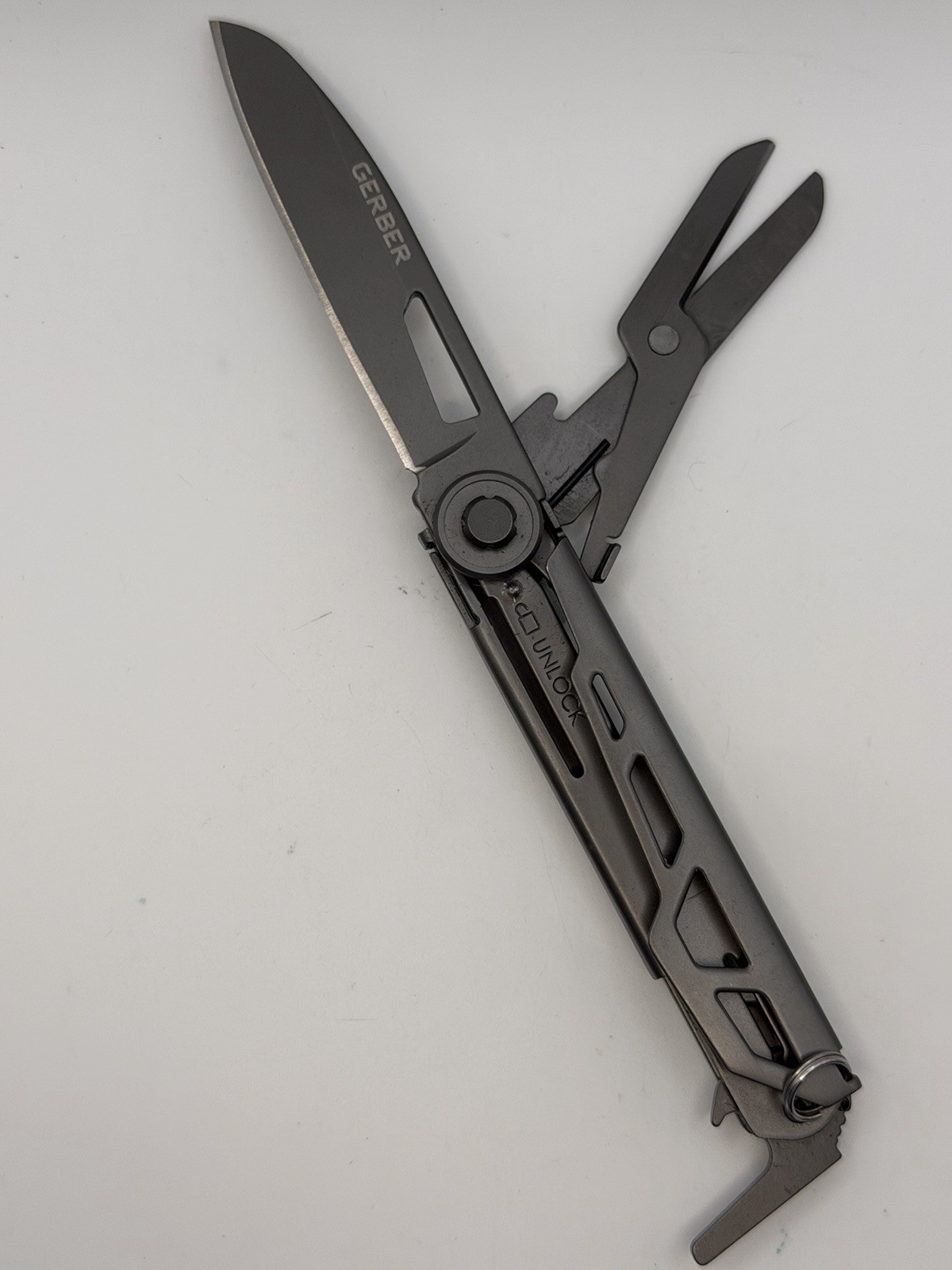 Gerber Armbar Slim Cut Multi Tool Baltic Haze Folding Knife New 31-001726