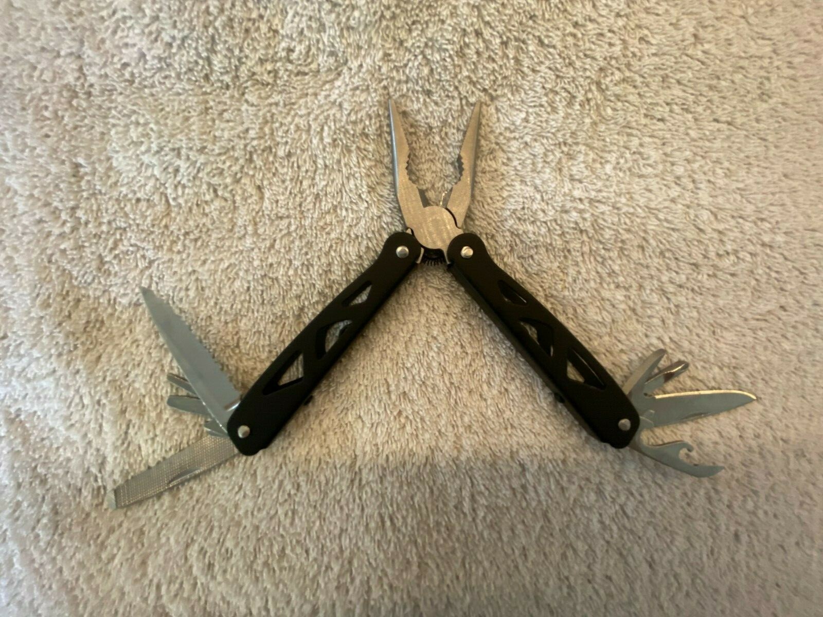 Multi-Tool Multitool Ozark Trail (12-in-1) w/Sheath Camping Hiking NEW OPEN BOX