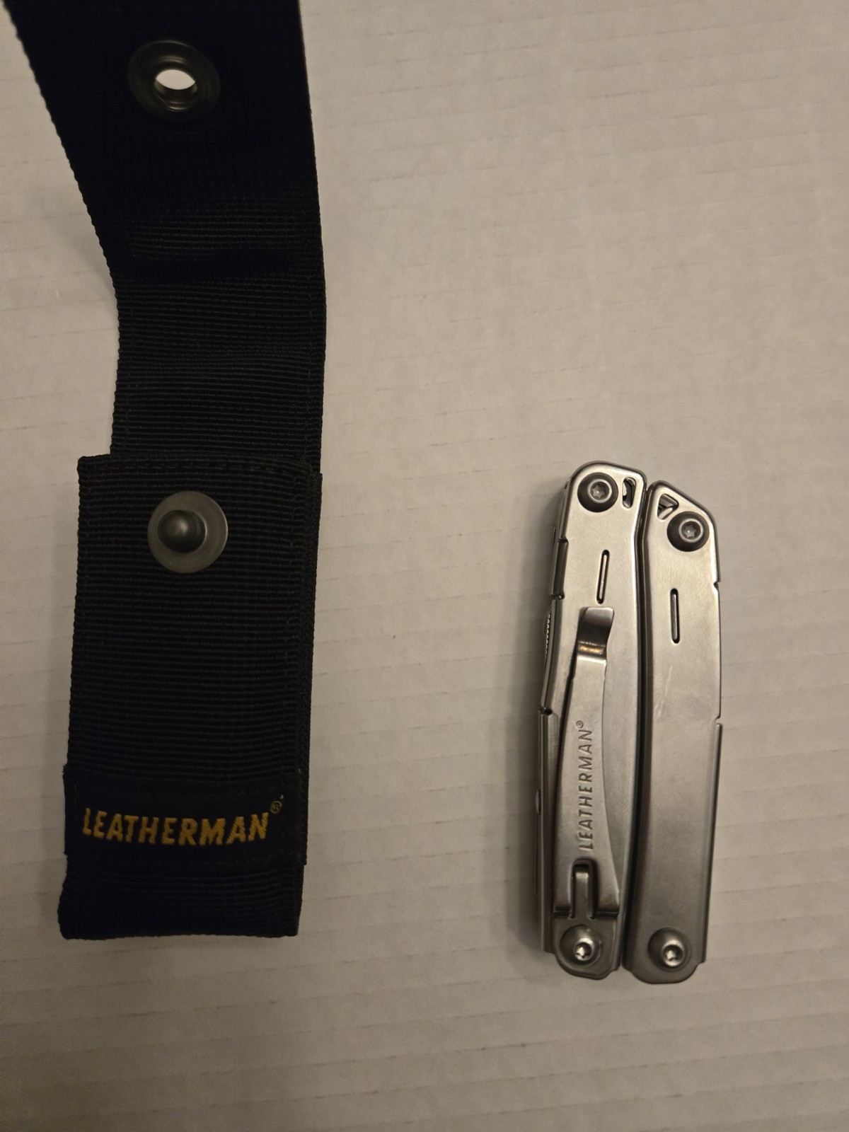 Leatherman Wave+ Plus Multi-Tool Pliers Saw Knife. W/Sheath