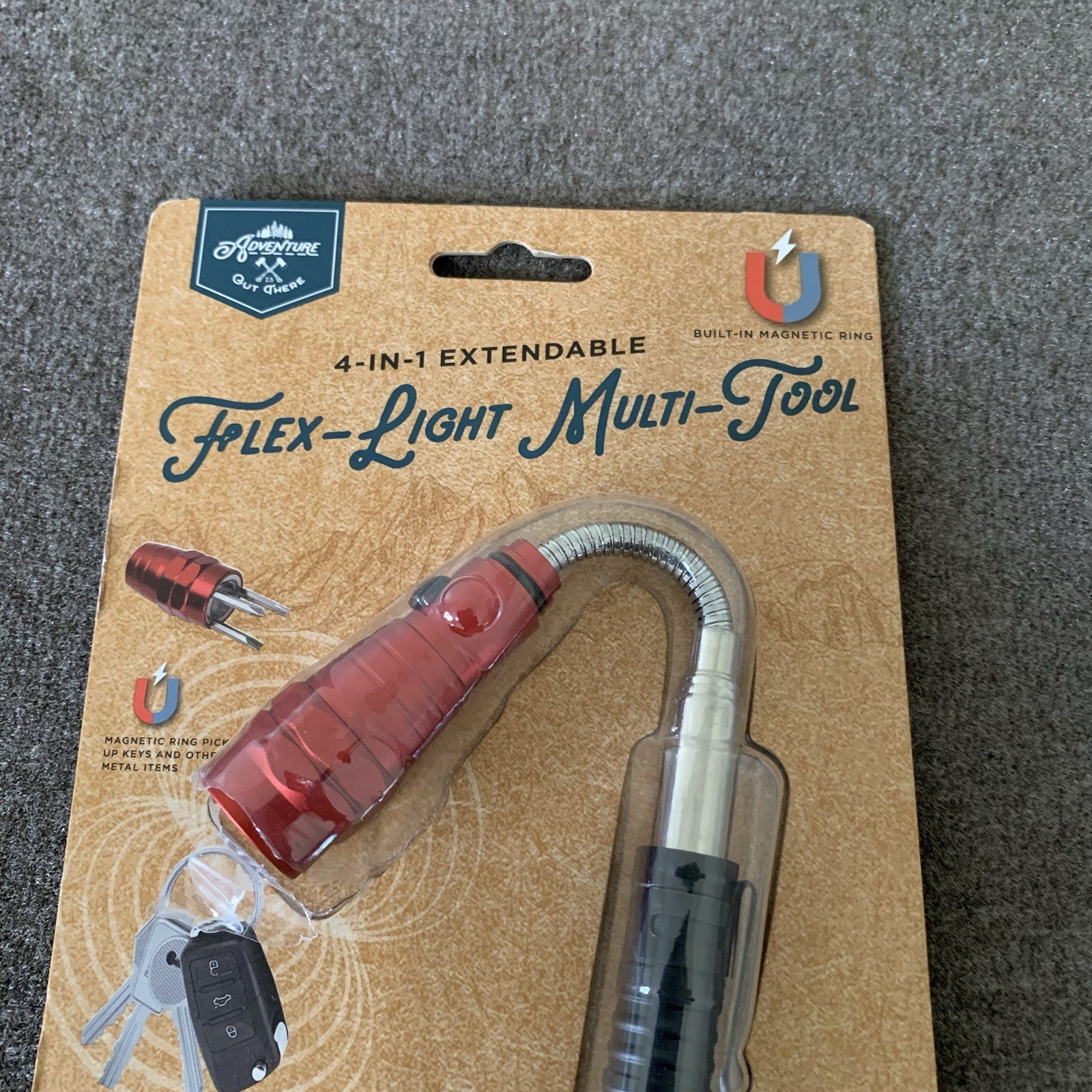 Adventure Men’s Four-in-One Extendable Flexi-Light & Multi-Tool