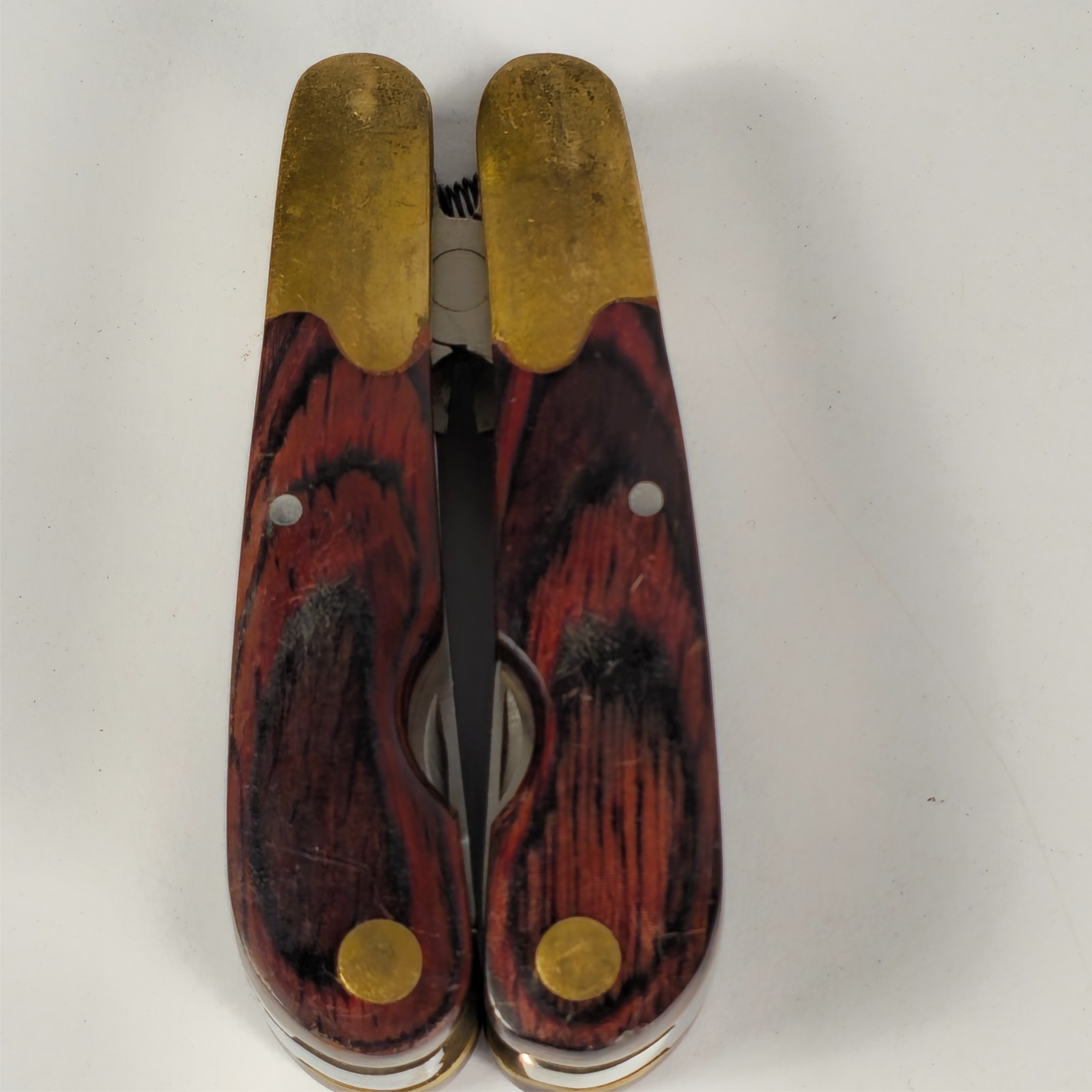 HUSKY 25 Years 25th Anniversary Limited Edition Multi-Tool Brass Wood vintage