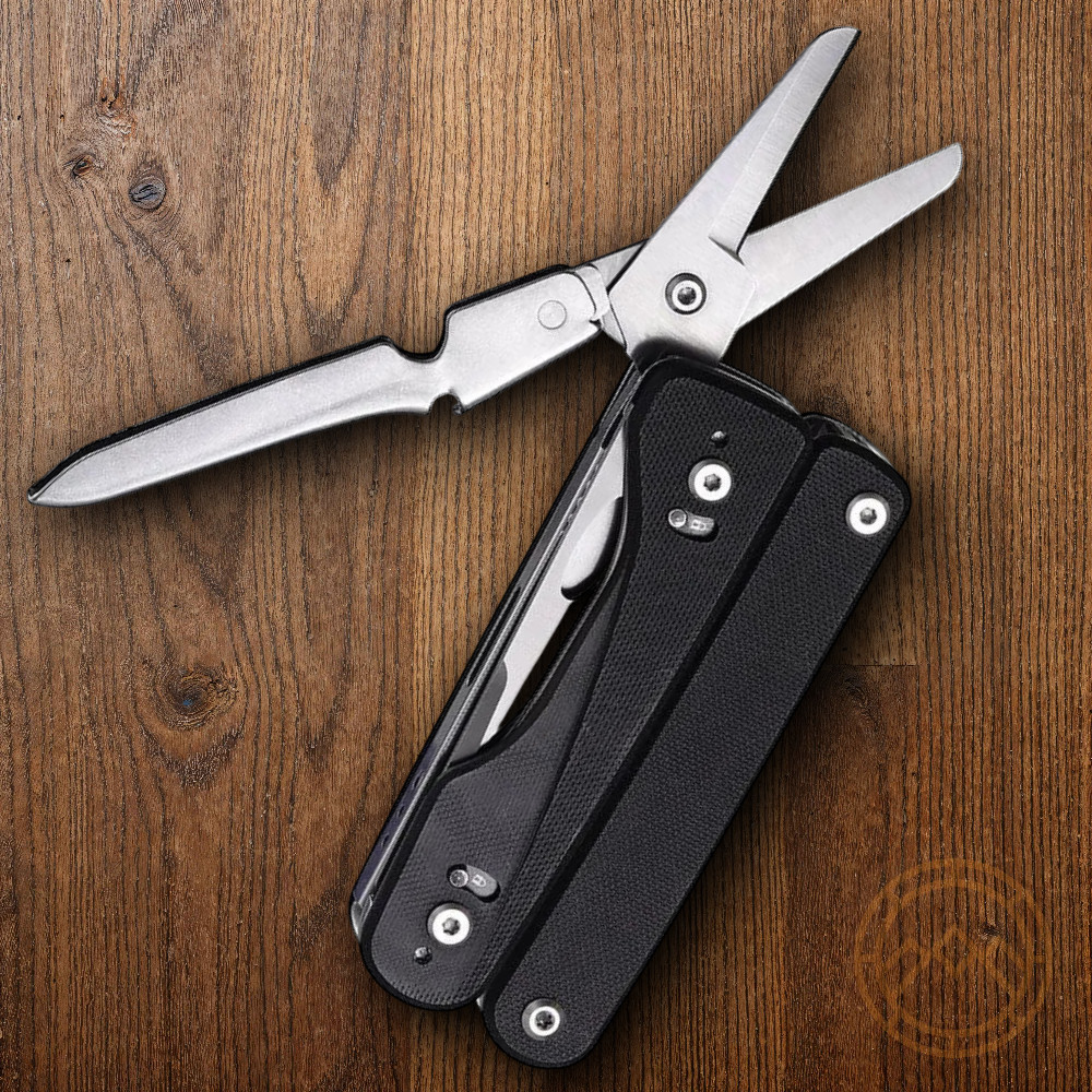 ROXON Flex Titan Multitool 16 Essential Tools With Black G10 Handles T Shank