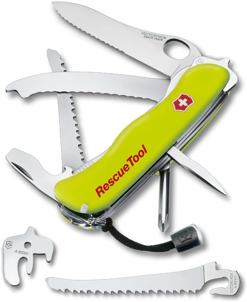 VICTORINOX SWISS ARMY 0.8623.MWN Rescue Tool 6 Tools , Stainless Steel
