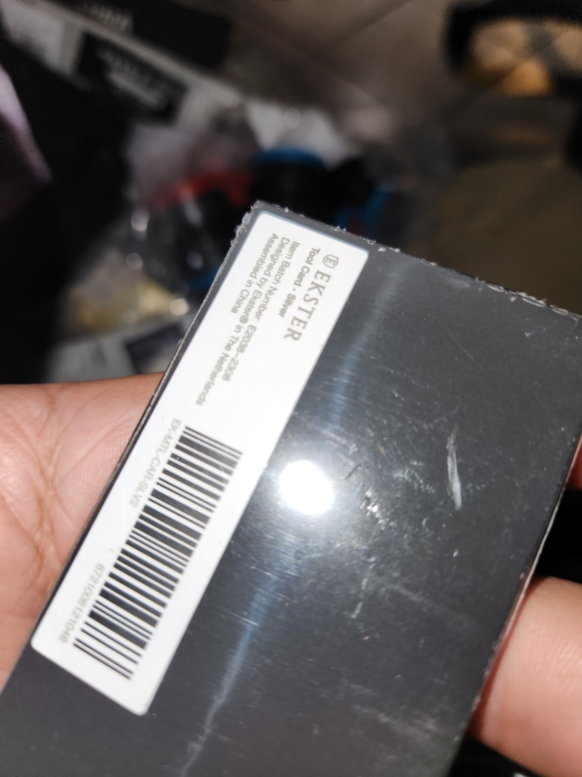 EKSTER WALLET TOOL CARD 8 IN 1 – 304 STAINLESS STEEL