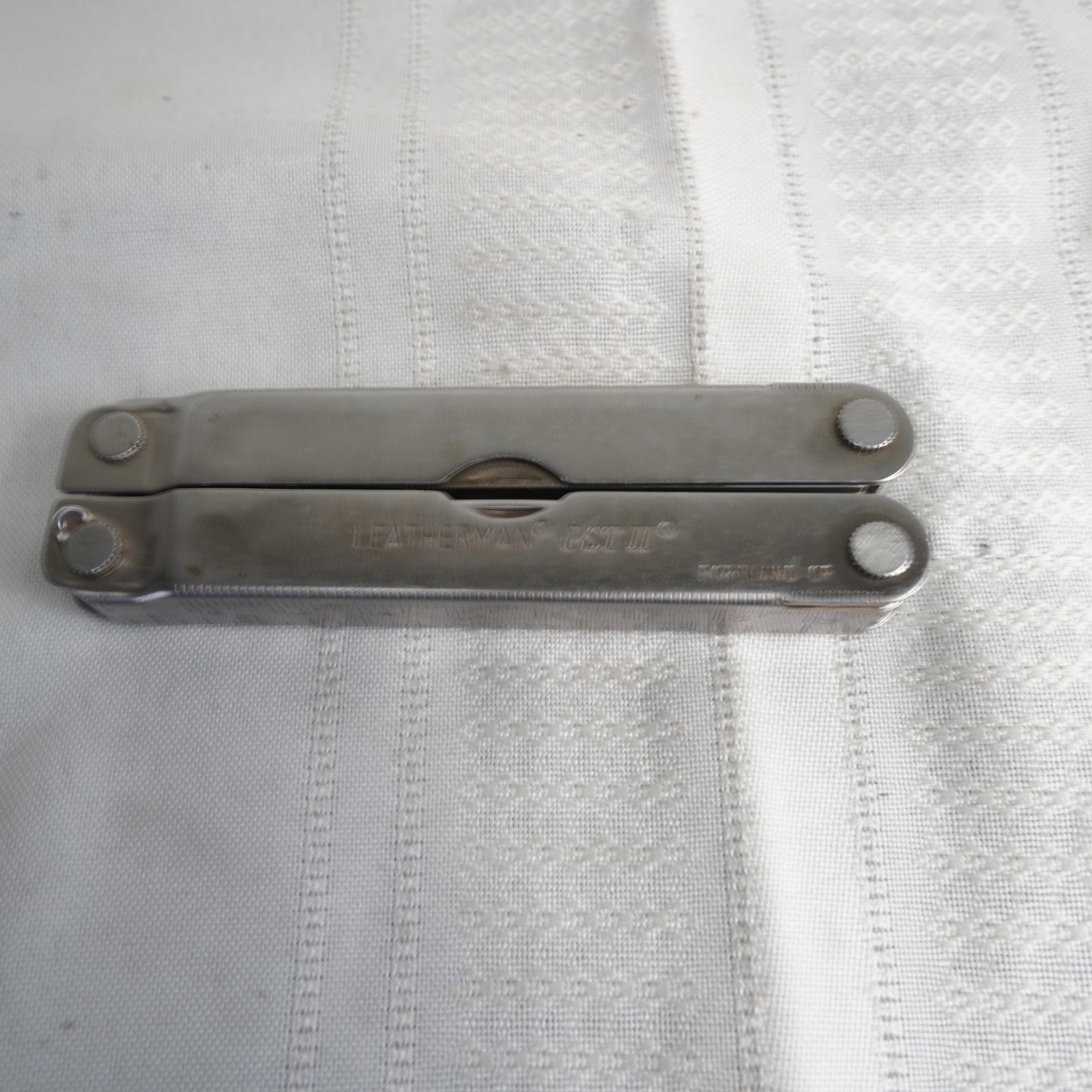 Vintage Leatherman PST II Multi-Tool Stainless Pliers Knife USA Belt Sheath EDC