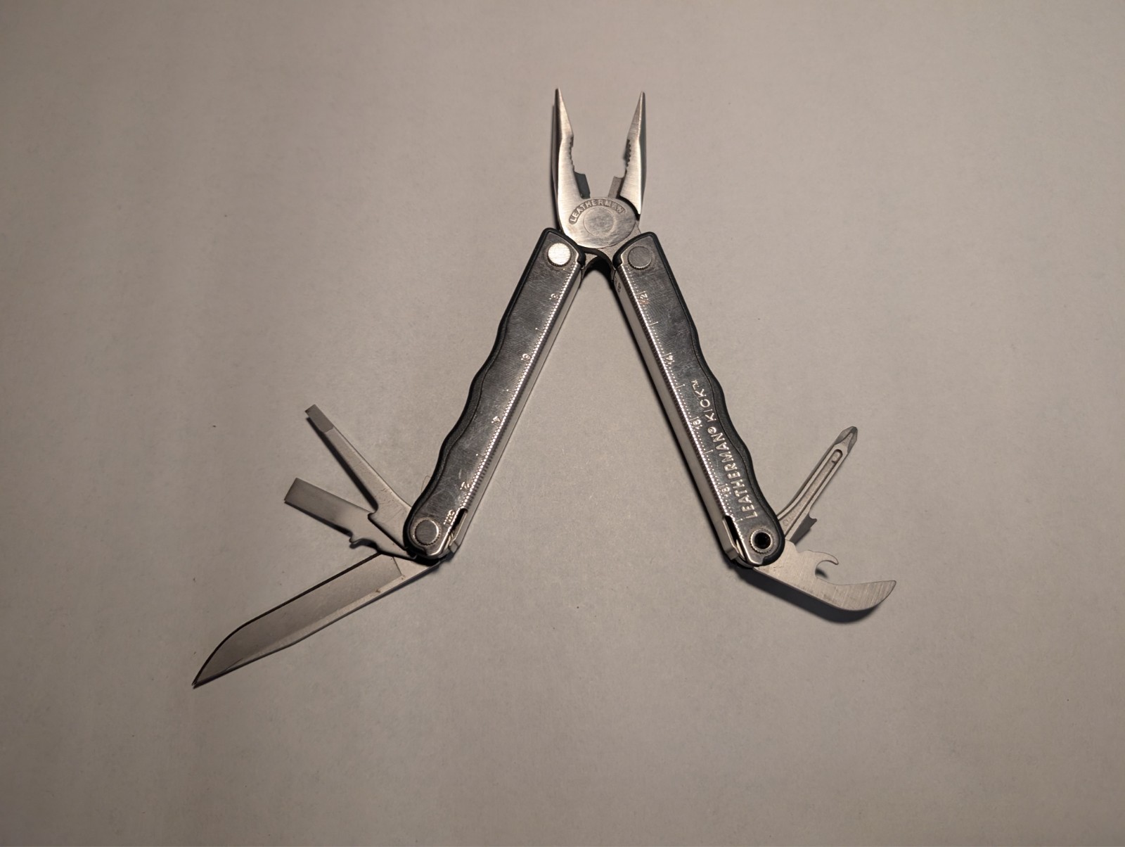 Leatherman Kick Stainless Multi-Tool Good Shape See Pics!