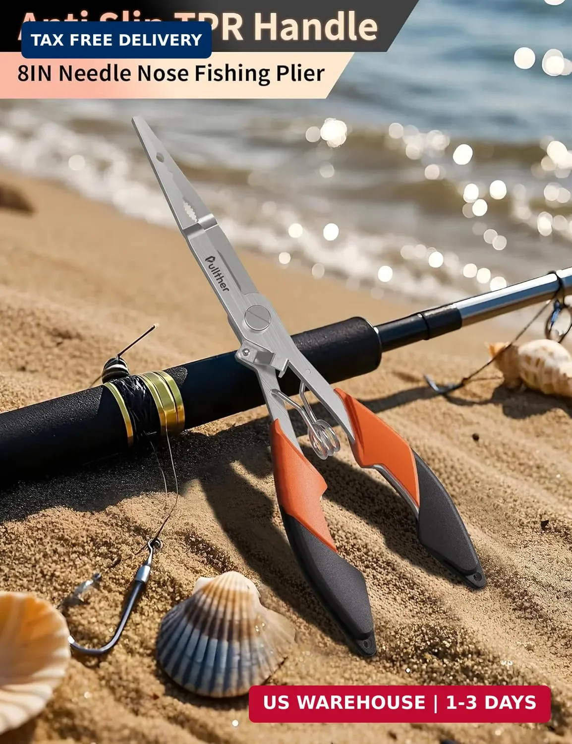 Fishing Gear,Hook Remover Fishing Pliers,Stainless Steel Fishing Tools,Multitool