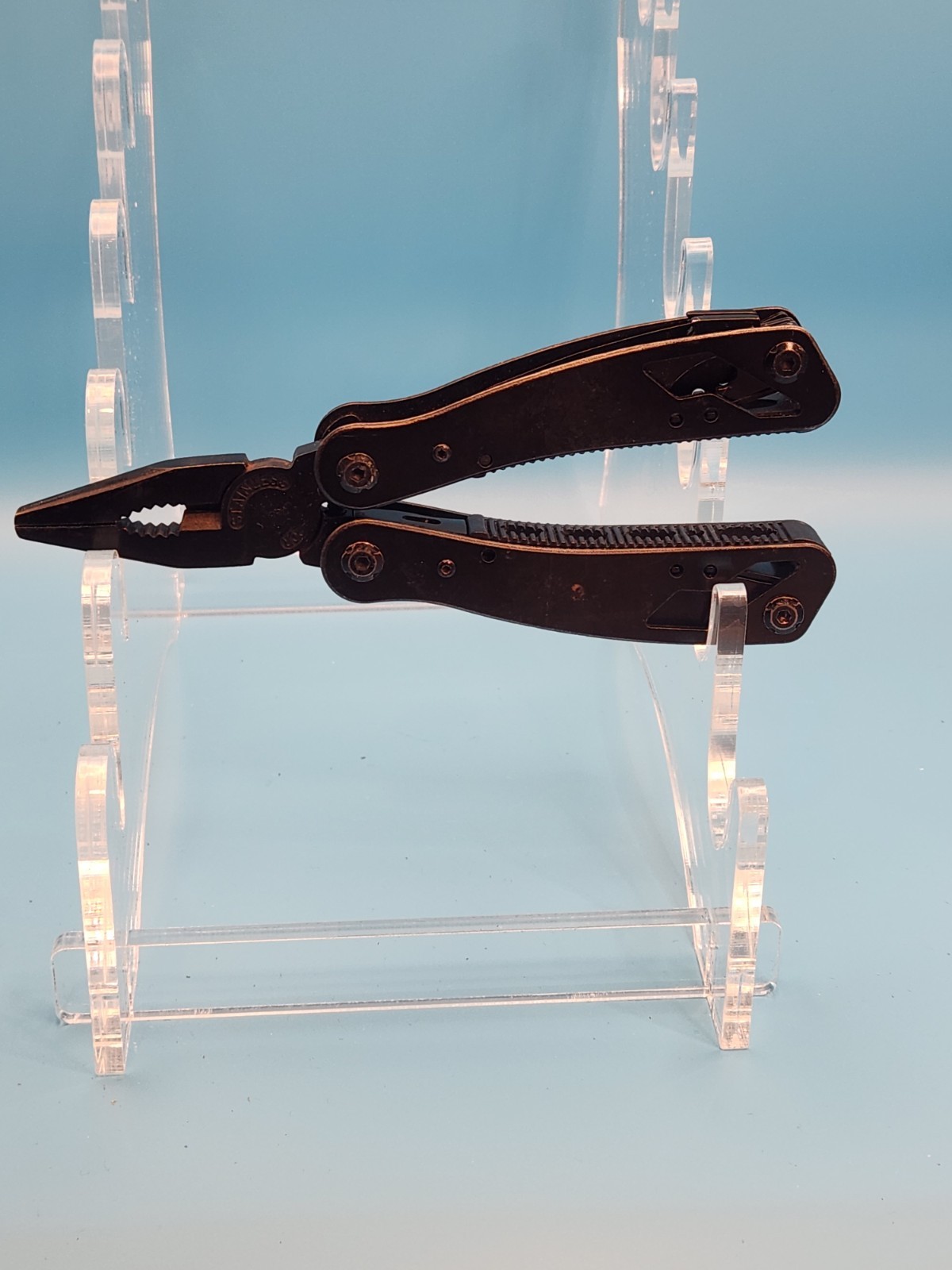 Gerber Bear Grylls Ultimate Multi-Tool Plier Knife Black Stainless 12 Tools EDC