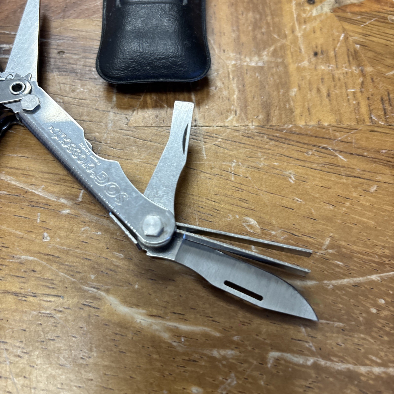 SOG Crosscut Multitool Knife With Slip Sheath